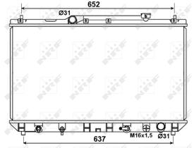  53374 - RADIADOR ALU BRAZED TOYOTA CAMRY 96