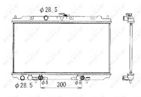 Nrf 53390 - RADIADOR ALU BRAZED NISSAN ALMERA 0