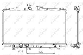 Nrf 53391 - RADIADOR ALU BRAZED HONDA ACCORD 03