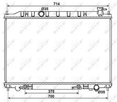  53407 - RADIADOR ALU BRAZED NISSAN MURANO 0