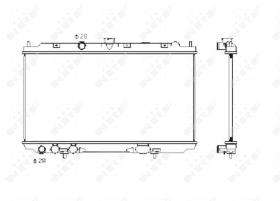Nrf 53427 - RADIADOR ALU BRAZED NISSAN ALMERA 0
