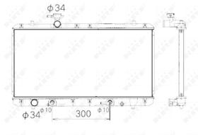 Nrf 53429 - RADIADOR ALU BRAZED SUZUKI LIANA 01