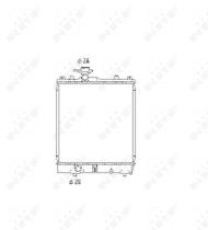 Nrf 53456 - RADIADOR ALU BRAZED SUZUKI IGNIS 00