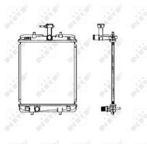 Nrf 53459 - RADIADOR ALU BRAZED CITROEN C1 05-