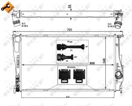 Nrf 53472 - RADIADOR ALU BRAZED BMW 116D 09-