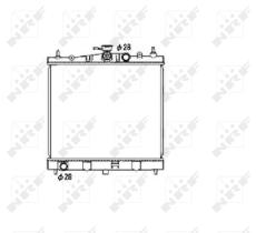 Nrf 53476 - RADIADOR ALU BRAZED NISSAN MICRA 03