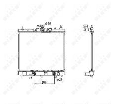 Nrf 53477 - RADIADOR ALU BRAZED NISSAN MICRA 03