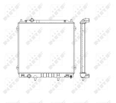  53480 - RADIADOR ALU BRAZED HYUNDAI TERRACA