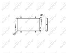 Nrf 53483 - RADIADOR ALU BRAZED VOLVO S40 97-