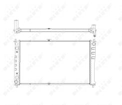 Nrf 53484 - RADIADOR ALU BRAZED KIA CARNIVAL 99