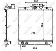  53489 - RADIADOR ALU BRAZED KIA PICANTO 04-