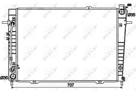 Nrf 53498 - RADIADOR ALU BRAZED HYUNDAI TUCSON