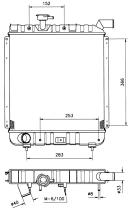 Nrf 53500 - RADIADOR CHRYSLER VOYAGER