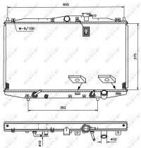 Nrf 53509 - RADIADOR ALU BRAZED HONDA ACCORD CO