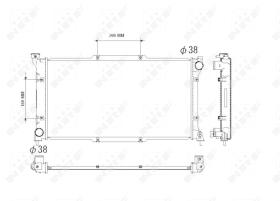 Nrf 53512 - RADIADOR ALU BRAZED SUBARU LEGACY 9