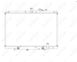 Nrf 53515 - RADIADOR ALU BRAZED HONDA ODYSSEY 9
