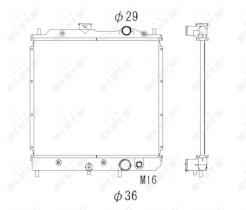  53520 - RADIADOR CU MITSUBISHI COLT 88-