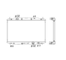 Nrf 53530 - RADIADOR ALU BRAZED HONDA CIVIC 05-