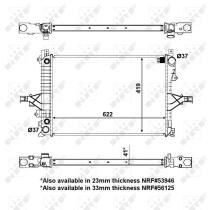  53532 - RADIADOR ALU BRAZED VOLVO C70 97-