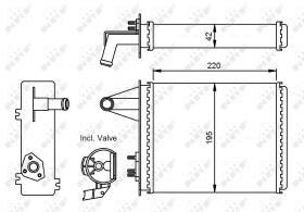 Nrf 53556 - CALENTADOR FIAT PALIO 96-