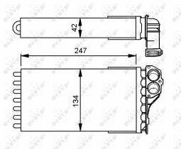 Nrf 53557 - CALENTADOR PEUGEOT 307 00-