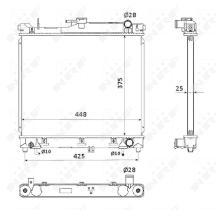 Nrf 53569 - RADIADOR ALU BRAZED SUZUKI JIMNY 98