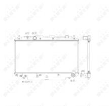 Nrf 53572 - RADIADOR ALU BRAZED TOYOTA RAV 4 01