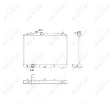 Nrf 53582 - RADIADOR ALU BRAZED SUZUKI SWIFT 05