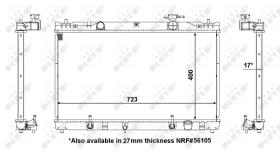  53587 - RADIADOR ALU BRAZED TOYOTA CAMRY 01