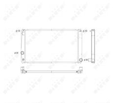 Nrf 53589 - RADIADOR ALU BRAZED TOYOTA RAV 4 05