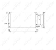 Nrf 53590 - RADIADOR ALU BRAZED TOYOTA RAV 4 05