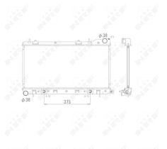  53596 - RADIADOR ALU BRAZED SUBARU FORESTER