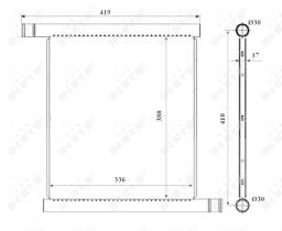 Nrf 53598 - RADIADOR ALU BRAZED SMART CABRIO 00