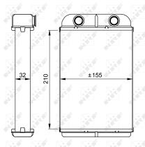 Nrf 53611 - CALENTADOR FIAT BRAVO 07-