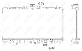 Nrf 536352 - RADIADOR ALU BRAZED HONDA PRELUDE 8