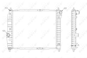  53637 - RADIADOR ALU BRAZED CHEVROLET (GM)