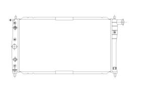 Nrf 53648 - RADIADOR ALU BRAZED DAEWOO LEGANZA
