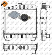 Nrf 53657 - RADIADOR CU CASE IH 743