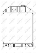 Nrf 53659 - RADIADOR ALU BRAZED FORD NEW HOLLAN