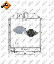 Nrf 53663 - RADIADOR ALU BRAZED FIAT AGRI 605 6