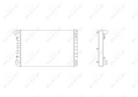 Nrf 53665 - RADIADOR ALU MECHAN FIAT PUNTO 99-