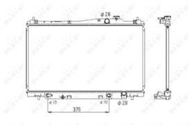 Nrf 53678 - RADIADOR ALU BRAZED HONDA STREAM 01