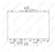 Nrf 53686 - RADIADOR ALU BRAZED MITSUBISHI I.O