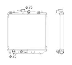 Nrf 53701 - RADIADORES TURISMOS SUBARU SUBARU V