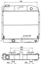 Nrf 537116 - RADIADOR PEUGEOT 305-II 1.5 GL/GR/S