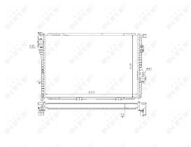 Nrf 53721 - RADIADOR ALU BRAZED BMW 525D TOURIN