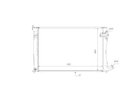 Nrf 53735 - RADIADOR ALU BRAZED CITROEN C5 01-