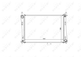Nrf 53740 - RADIADOR ALU BRAZED FORD FIESTA 04-