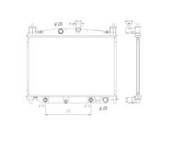 Nrf 53750 - RADIADORES TURISMOS MAZDA 2 07-MAZD