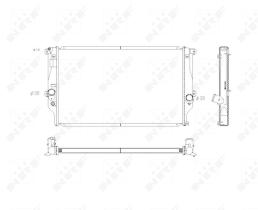 Nrf 53769 - RADIADOR ALU BRAZED TOYOTA RAV 4 05